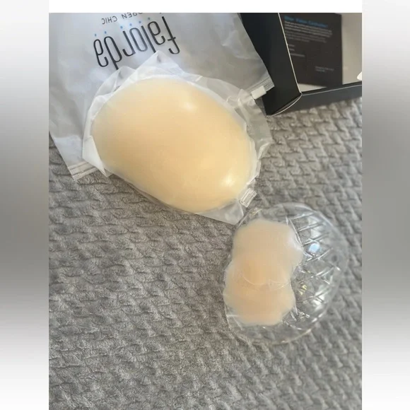 falorda open chic set silicone strapless adhesive bra Size D - Picture 6 of 8